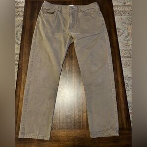 Flint and Tinder 5 pocket pant in military olive size 36x32